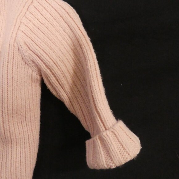 Y2K - OLD NAVY | 3-6 months | Adorable Baby Pink Knit Cardigan | Rolled Cuffs - Picture 5 of 12